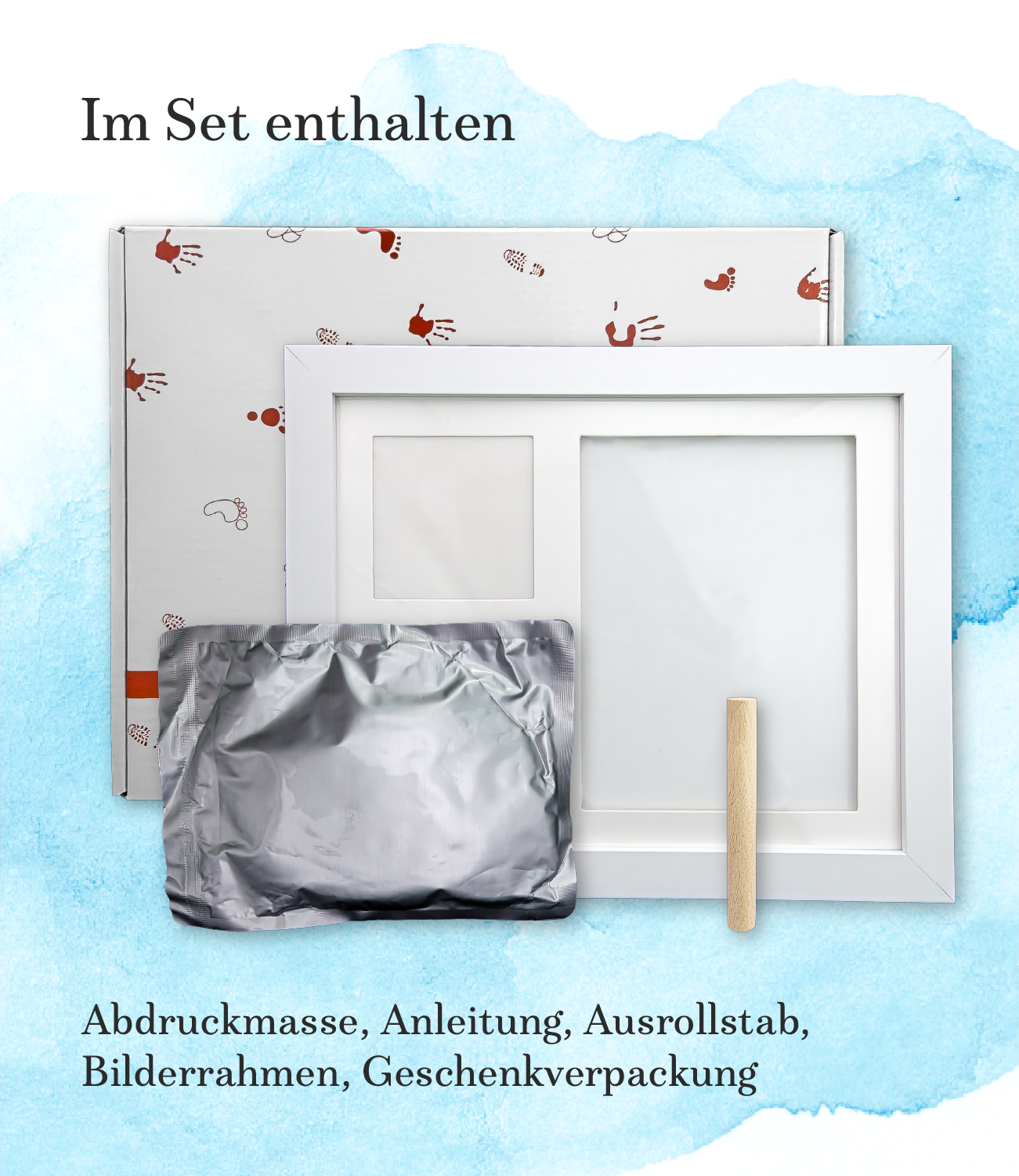 Pfotenabdruck Set