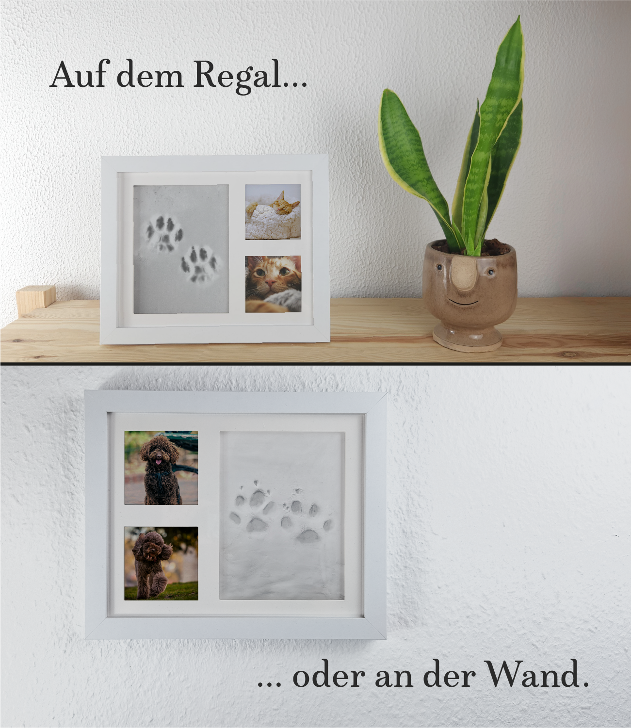 Pfotenabdruck Set