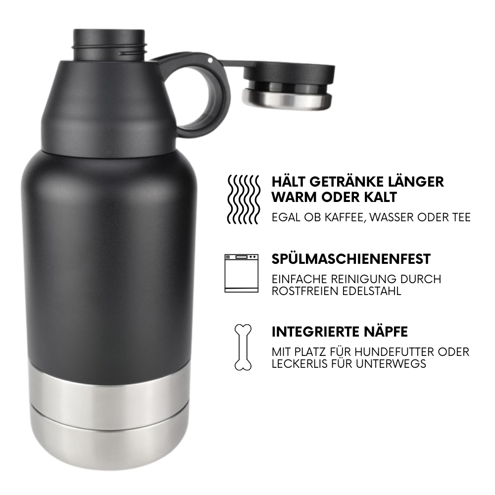 TravelBuddy v3 3-in-1 Hundewasserflasche