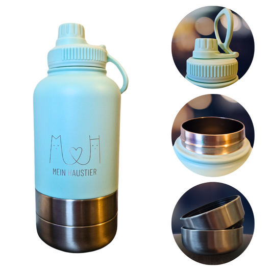 TravelBuddy 3-in-1 Hundewasserflasche